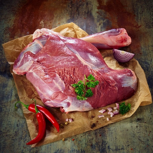 Rehkeule mit Knochen